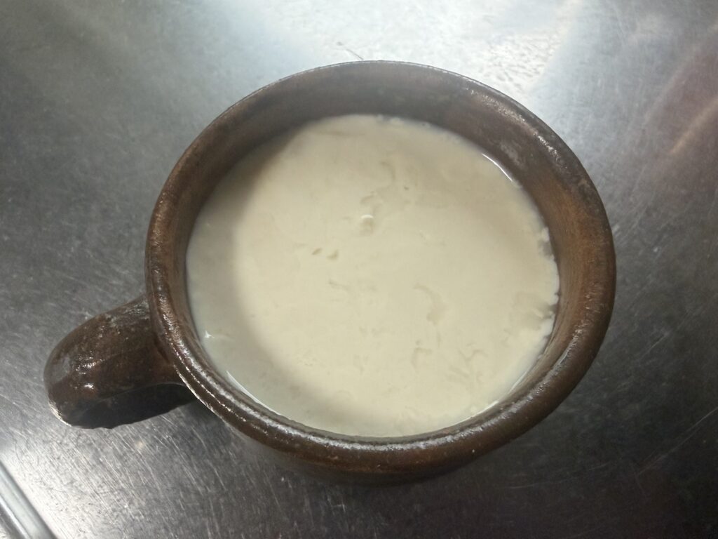 完成したゆば入り豆腐の写真